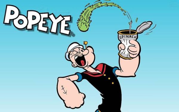 Ser que o Espinafre do Popeye tinha cafena?